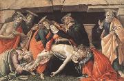 Sandro Botticelli Lament for Christ Dead,with St Jerome,St Paul and St Peter oil painting artist